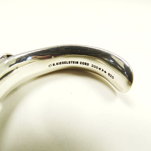 Barry Kieselstein-Cord  Sterling  Silver Three Frogs Cuff Bracelet - Picture 6 of 9